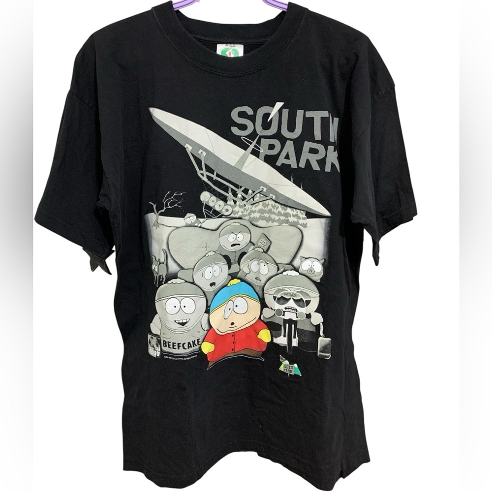 Vintage 1998 South Park Eric Cartman Comedy Central T-Shirt Size Large